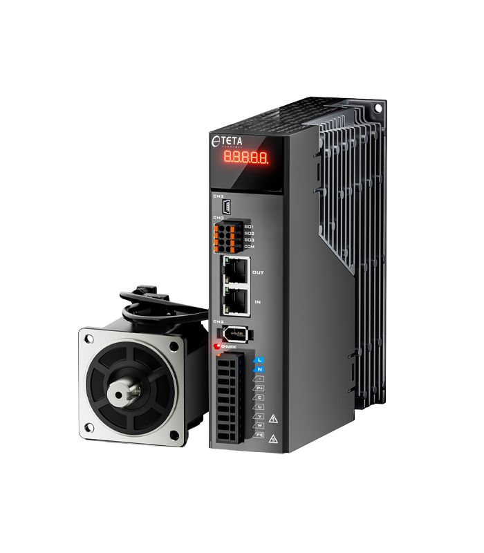 سروو موتور تتا 1KW بدون ترمز 3000دور با درایو TDC2